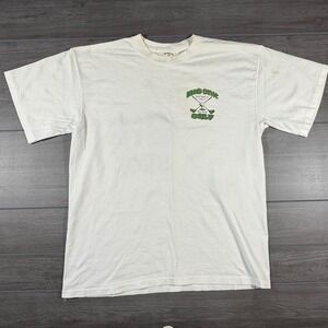 Vintage 1995 Joe Blow Ts Big Stix Golf Graphic T-Shirt Mens XL White Made in USA